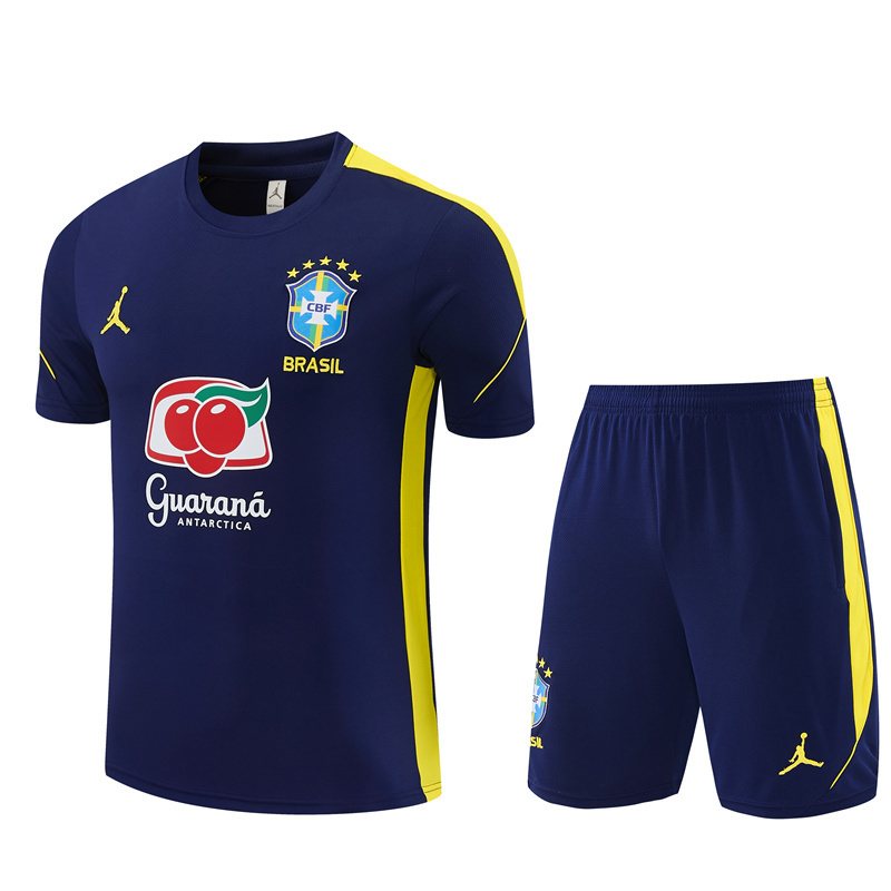 2026-27 Brazil Royal Blue Short-Sleeve Training Jersey