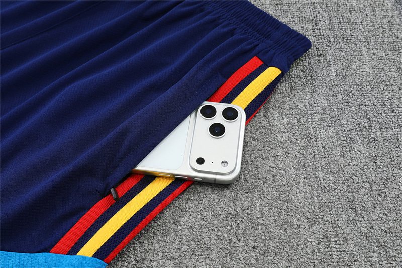2026-27 Spain Lake Blue Short-Sleeve Training Jersey