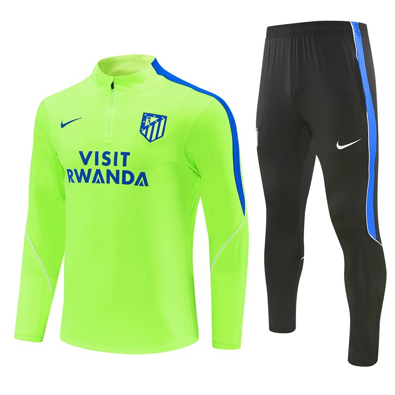 2026-27 Atlético Madrid Green Half-Zip Training Jersey