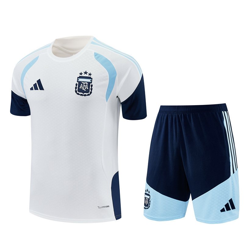 2026-27 Argentina White Short-Sleeve Training Jersey