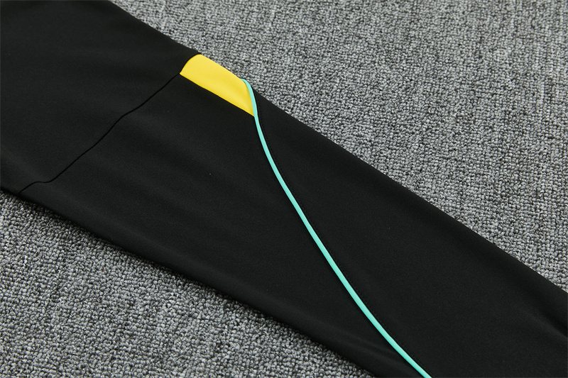 2026-27 Brazil Black Half-Zip Training Jersey