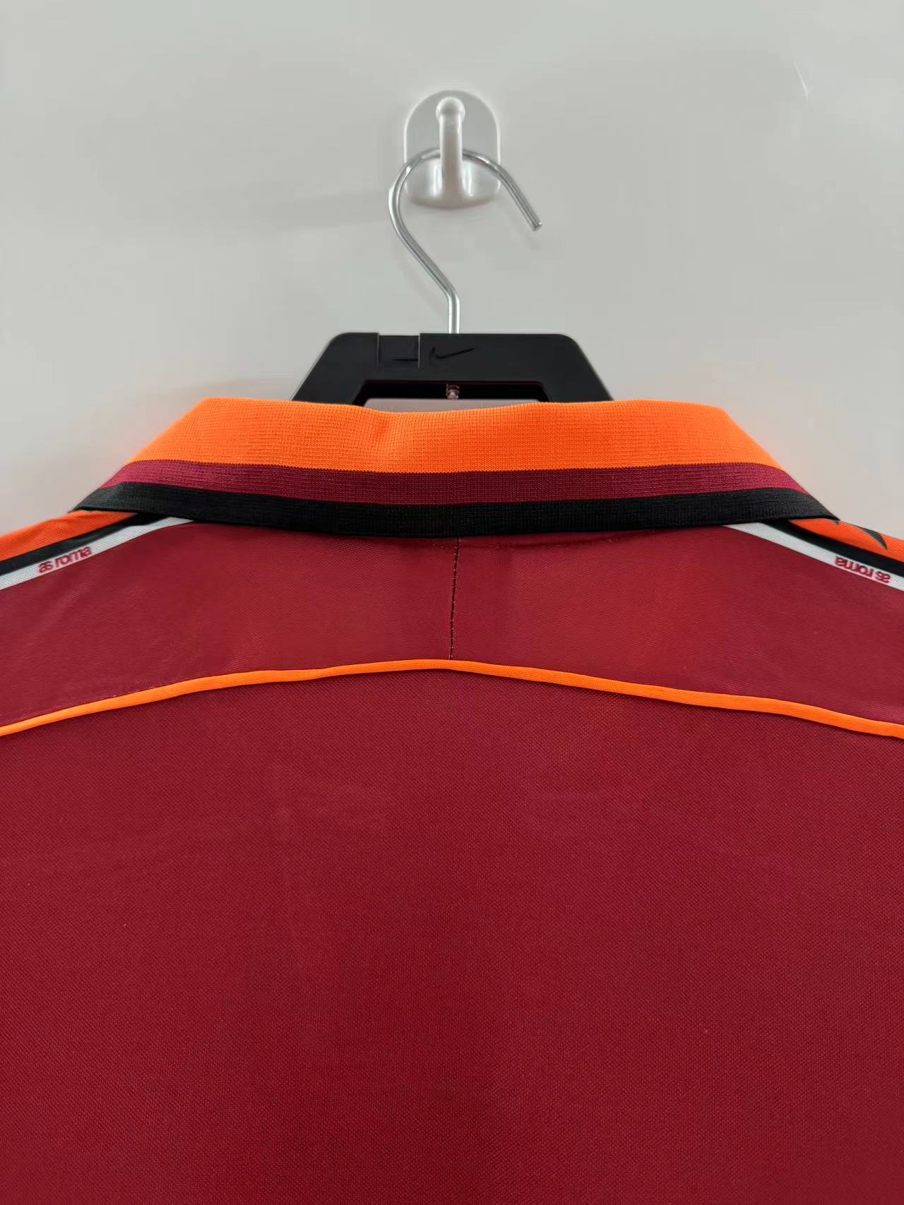 1998-99 Roma Home Retro Jersey