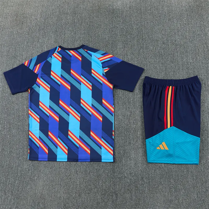 2026-27 Spain Royal Blue Short-Sleeve Training Jersey