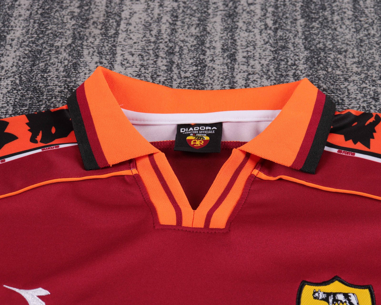 1998-99 Roma Home Retro Shirt - Kids