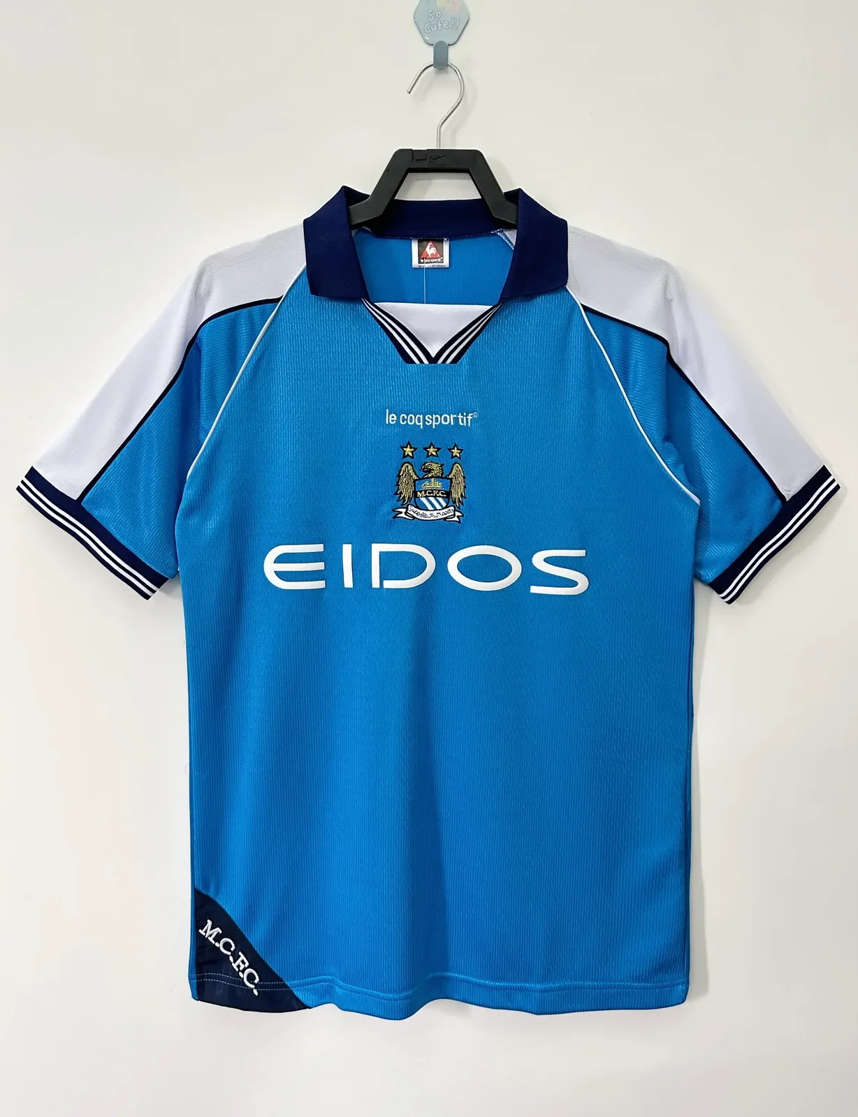 1999-01 Manchester City home retro jersey
