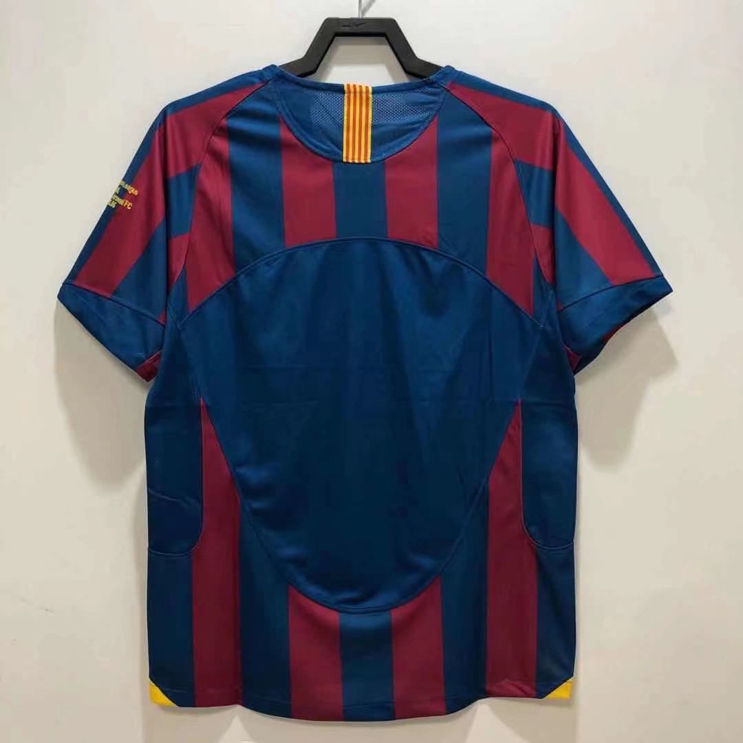 2005-06 Barcelona Home Retro Jersey - Champions League Edition