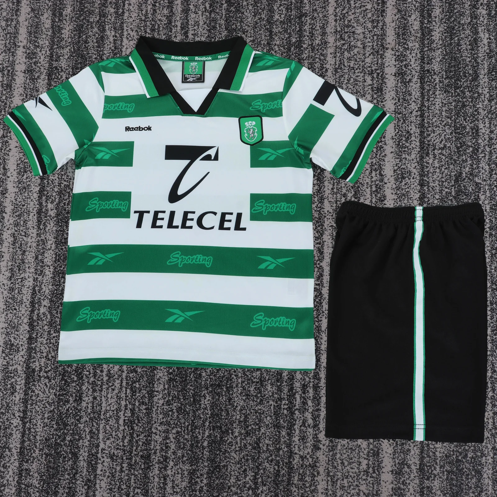 1999-00 Lisbon Home Retro Jersey - Kids
