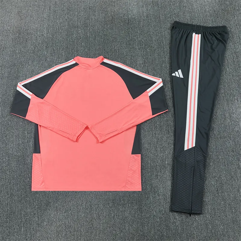 2026-27 Real Madrid Pink Half-Zip Training Jersey
