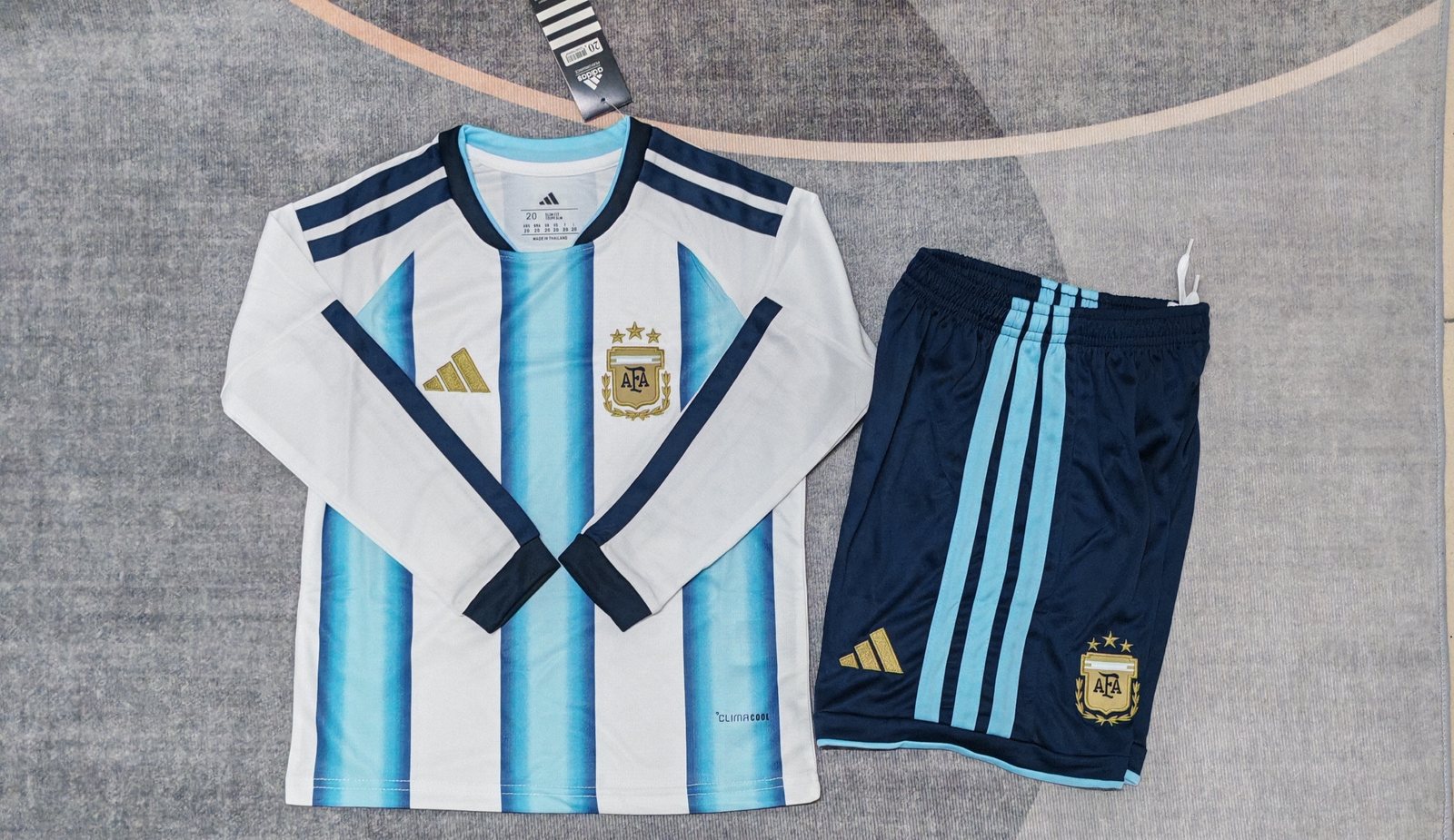 2026-27 Argentina Home Long-Sleeve Jersey - Kids