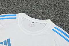 2025-26 Real Madrid White Short-Sleeved Training Jersey