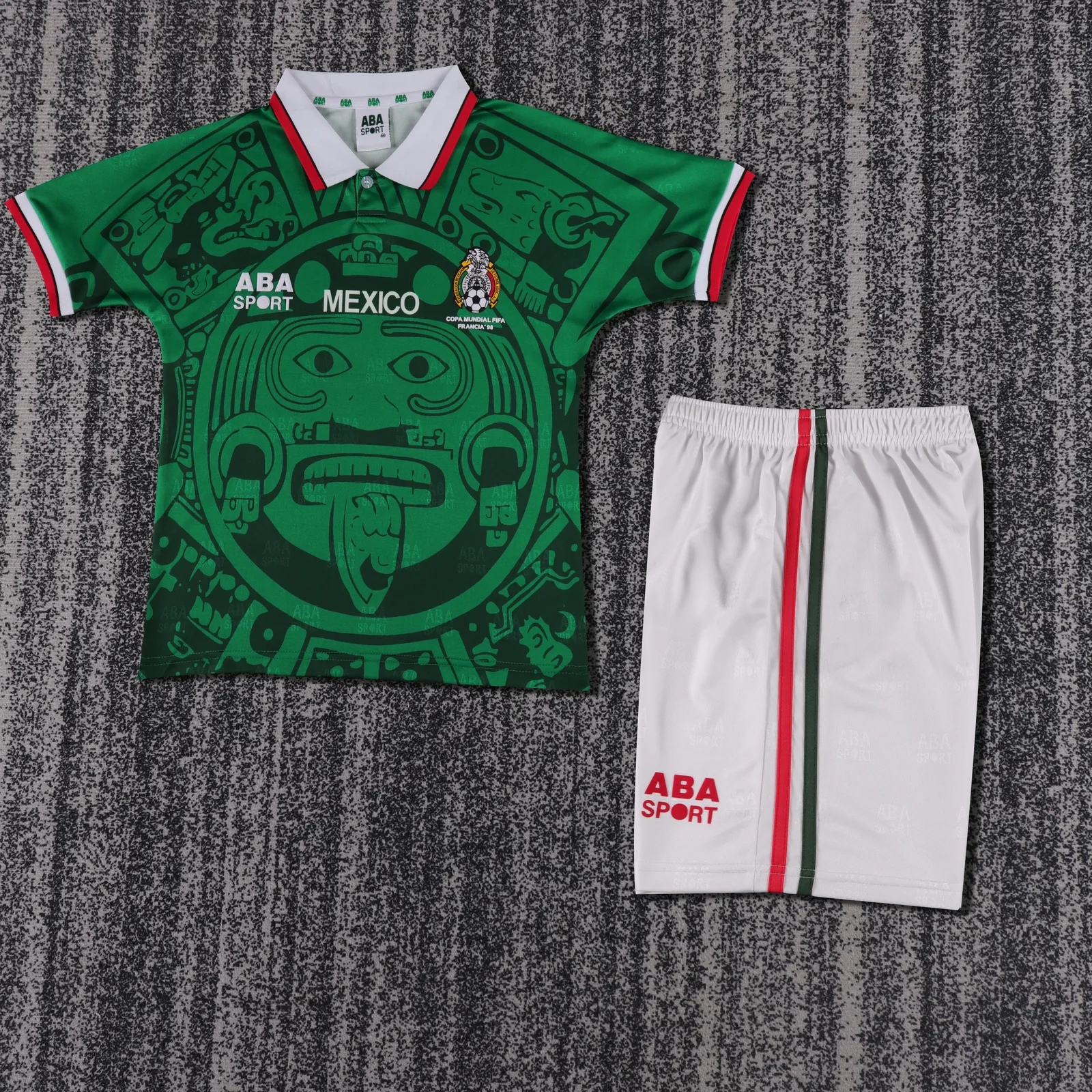1998 Mexico Home Retro Shirt - Kids