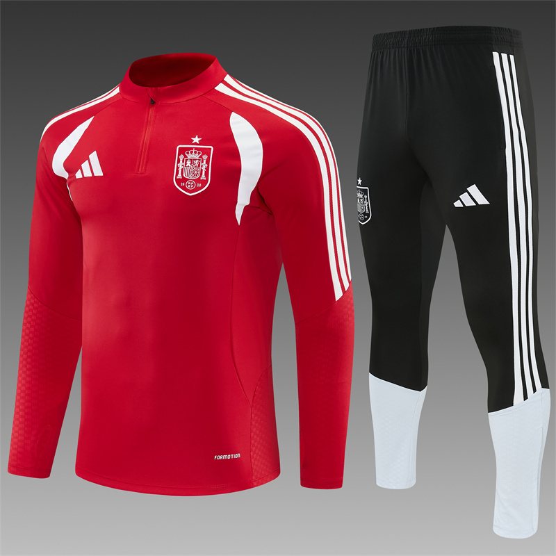 2026-27 Spain Red Half-Zip Training Jersey