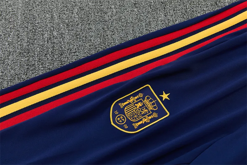 2026-27 Spain Royal Blue Half-Zip Training Jersey
