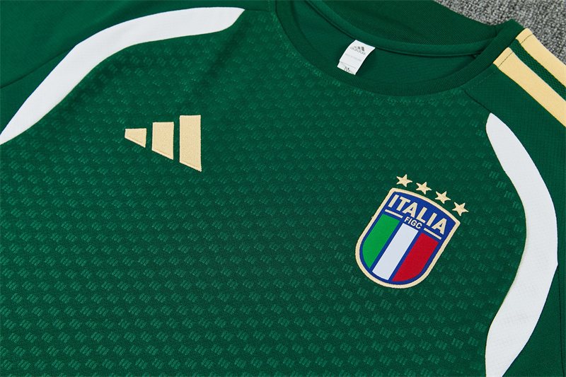 2026-27 Italy Green Short-Sleeve Training Jersey