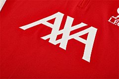 2025-26 Liverpool Red Half-Drawn Training Jersey