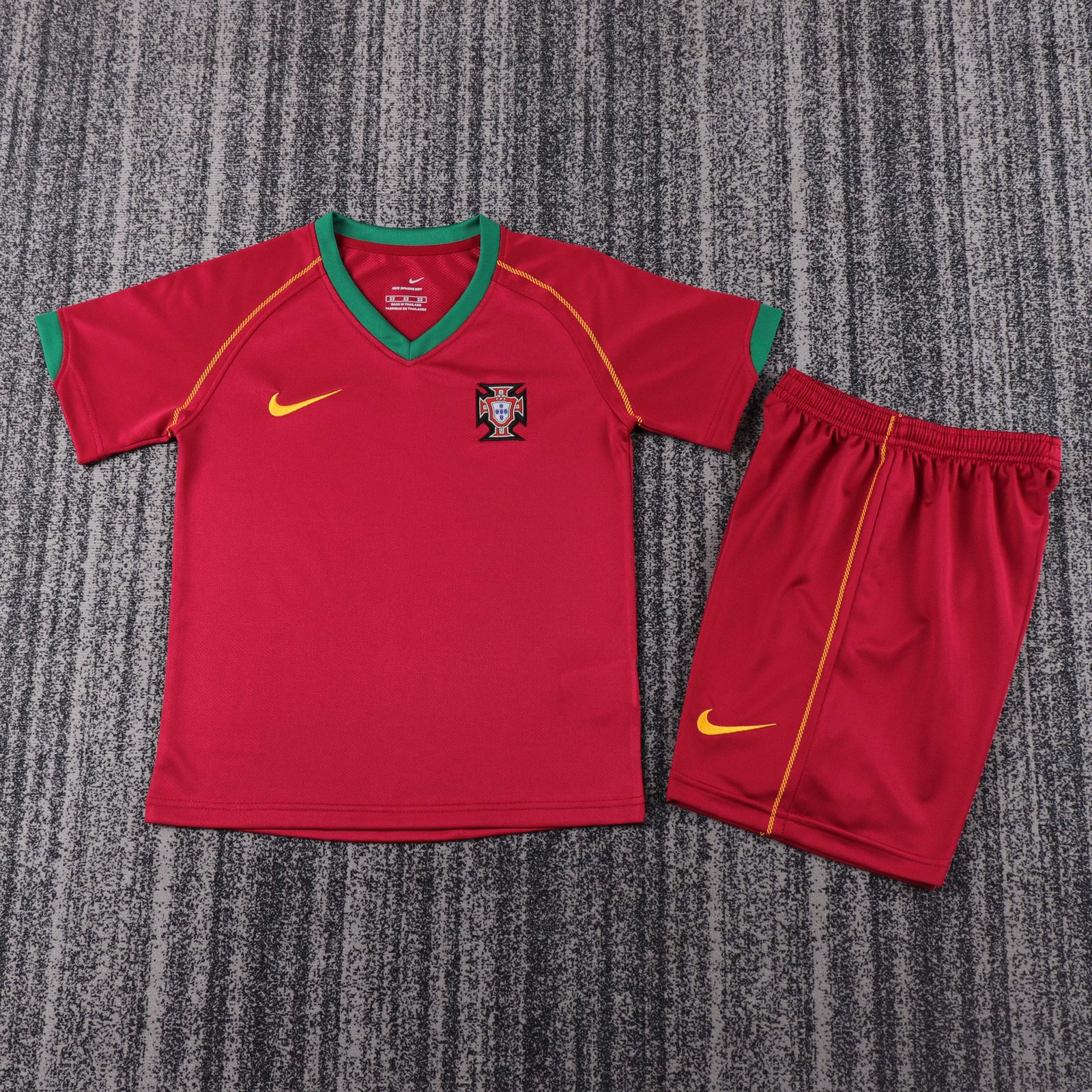 2006 Portugal Home Retro Shirt - Kids