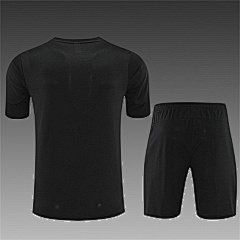 2025-26 Manchester City black short-sleeved training jersey