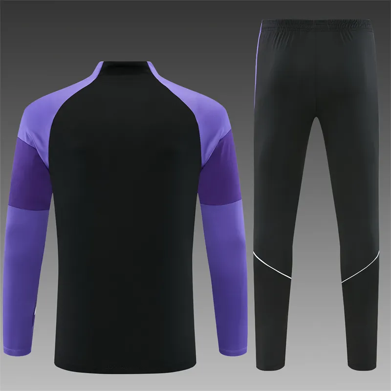 2026-27 Tottenham Hotspur Black Half-Zip Training Kit