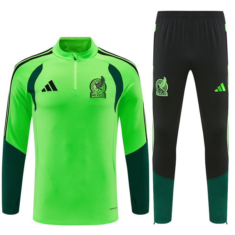 2026-27 Mexico Green Half-Zip Training Jersey