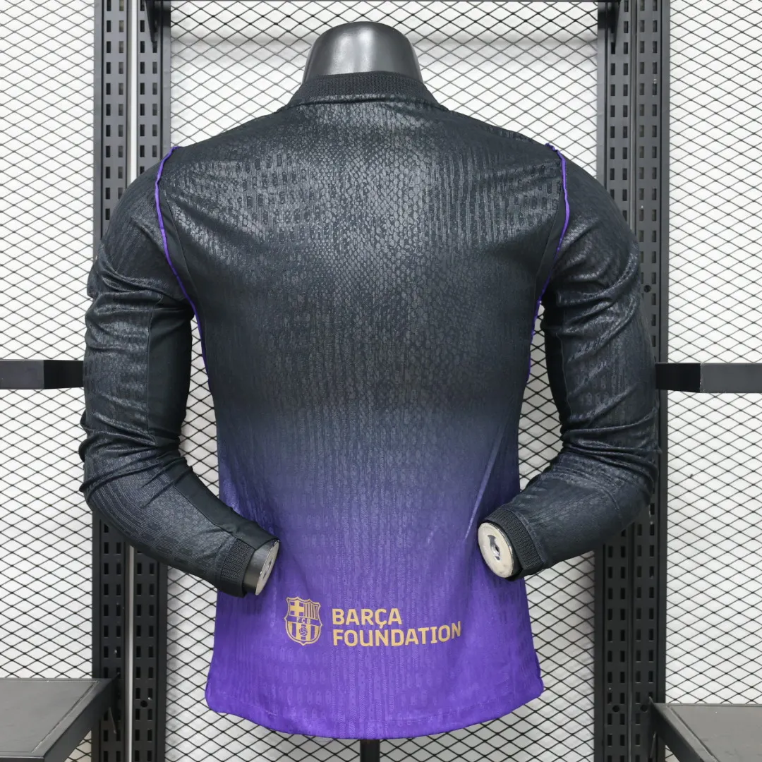 2026-27 Barcelona Away Long-Sleeve Jersey – Player Version