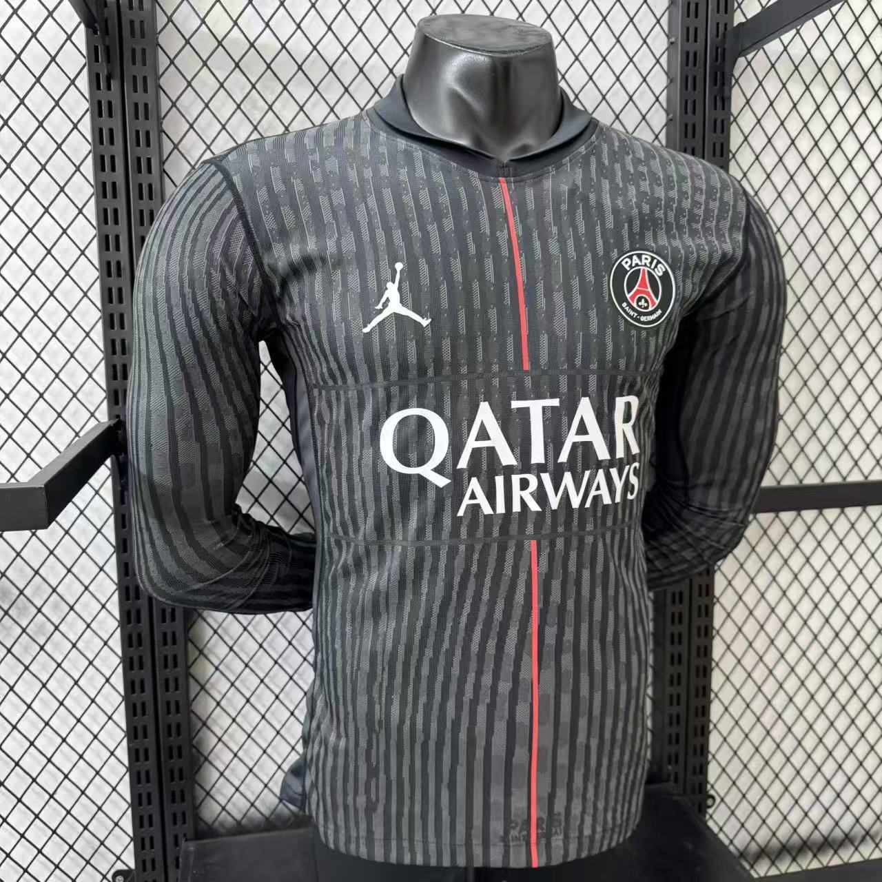 2025-26 Paris Saint-Germain Third Away Long-Sleeve Jersey – Player Version