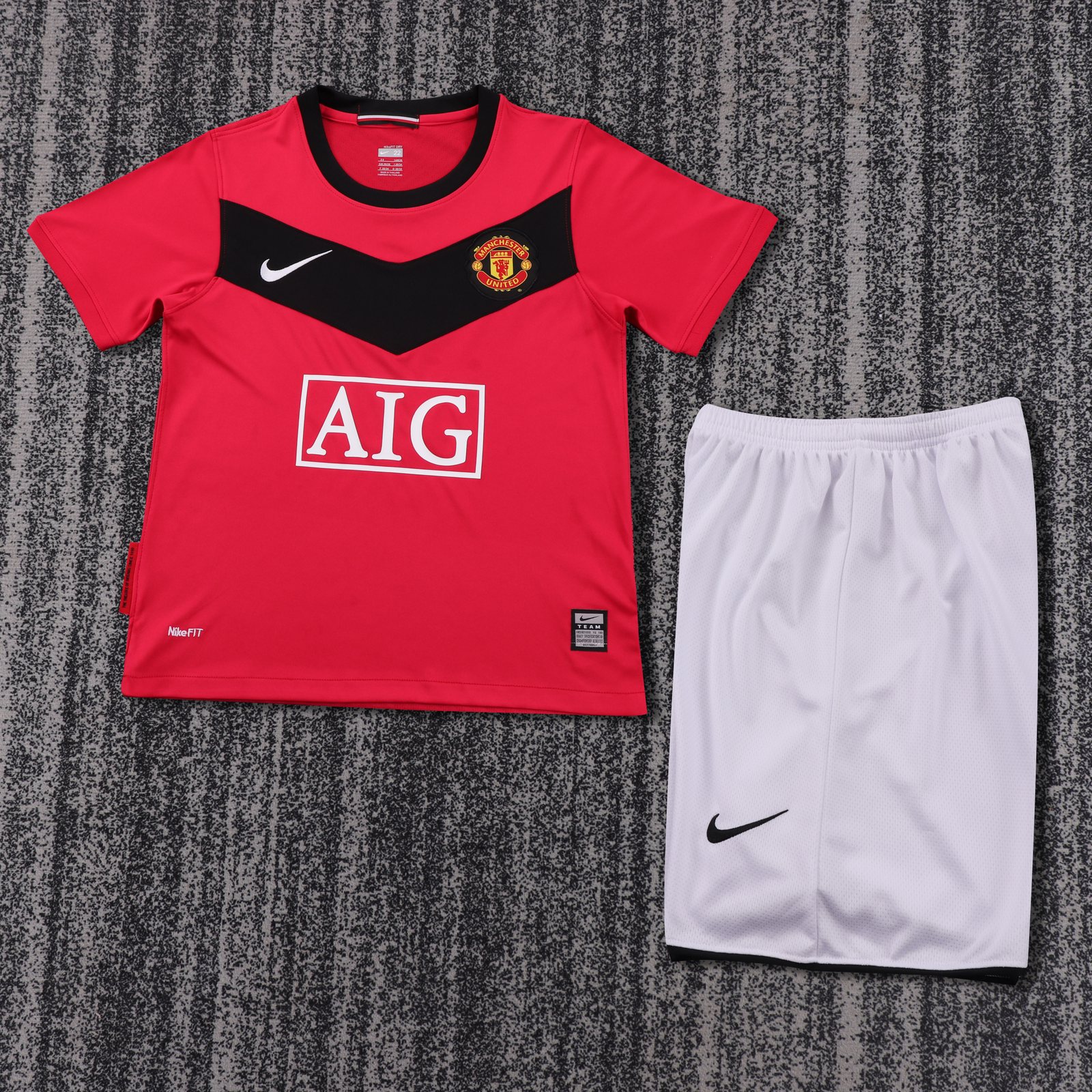 2010 Manchester United Home Retro Jersey - Kids