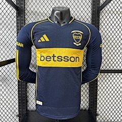 2025-26 Boca Juniors Home Long-Sleeve Jersey - Player Version