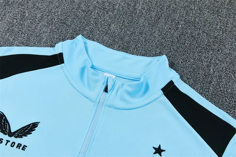 2026-27 Feyenoord Light Blue Half-Zip Training Jersey