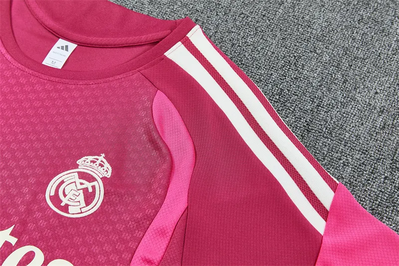 2026-27 Real Madrid Magenta Short-Sleeve Training Jersey