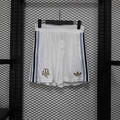 2025-26 Argentina White Shorts Jersey - Player Edition
