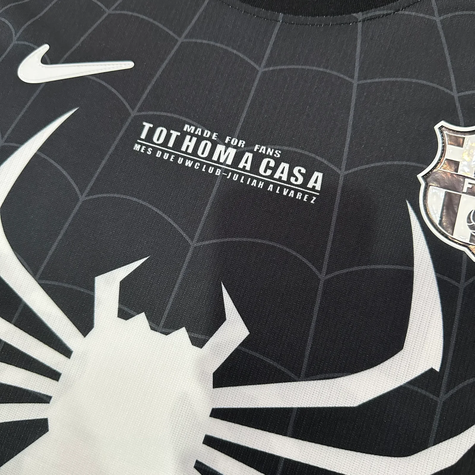 2026-27 FC Barcelona Black Spiders Jersey - Fan Edition