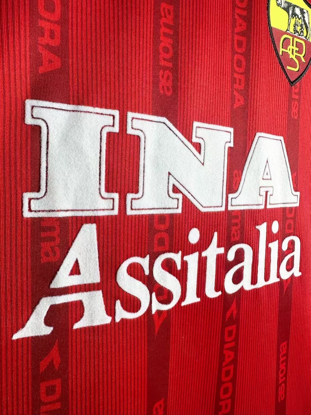 1999-00 Roma Home Retro Long-Sleeve Jersey
