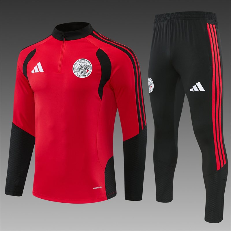 2026-27 Ajax Red Half-Zip Training Kit