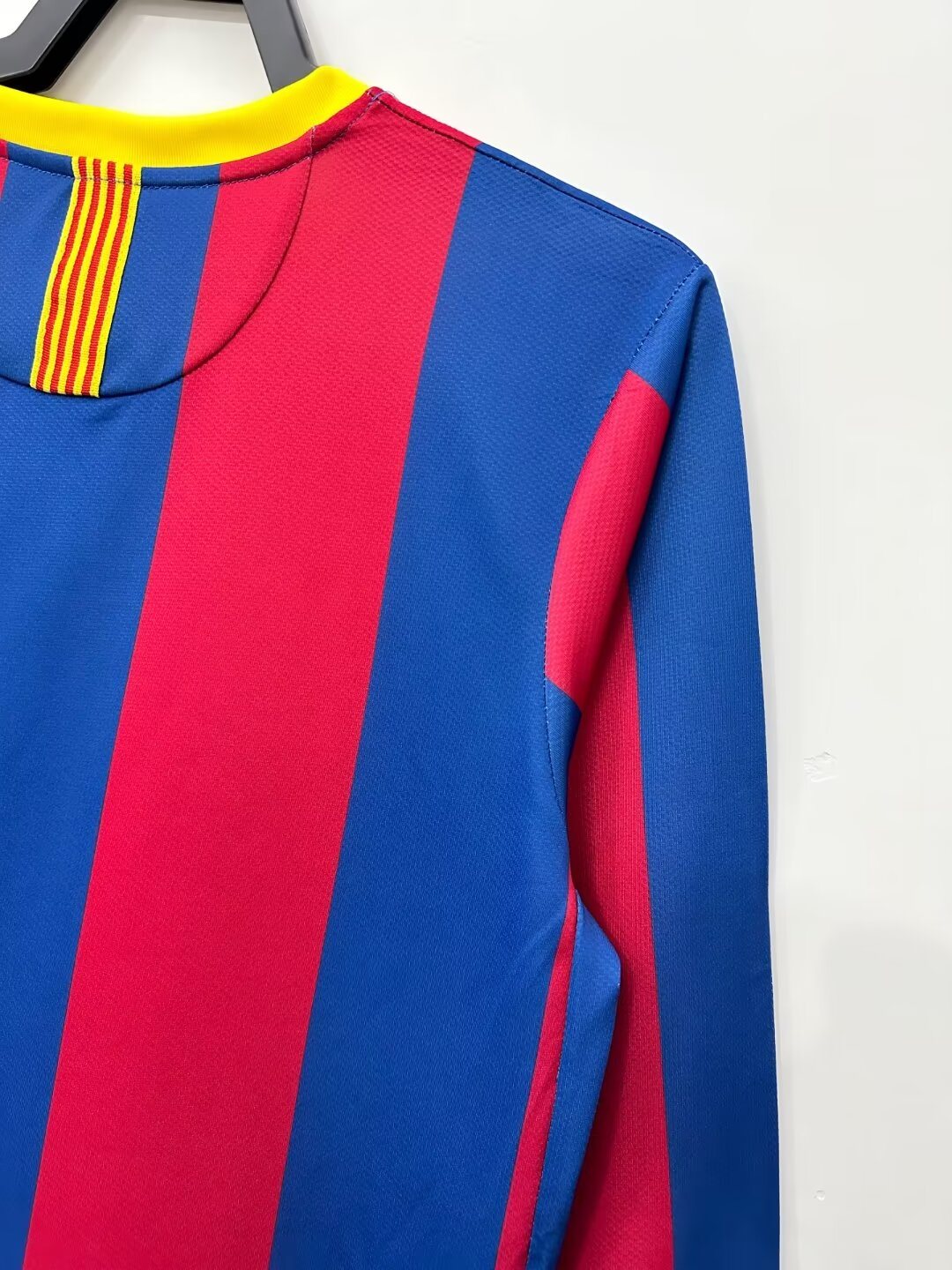 2010-11 Barcelona Home Long Sleeve Retro Jersey