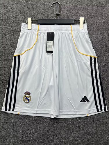 2025-26 Real Madrid Home Shorts