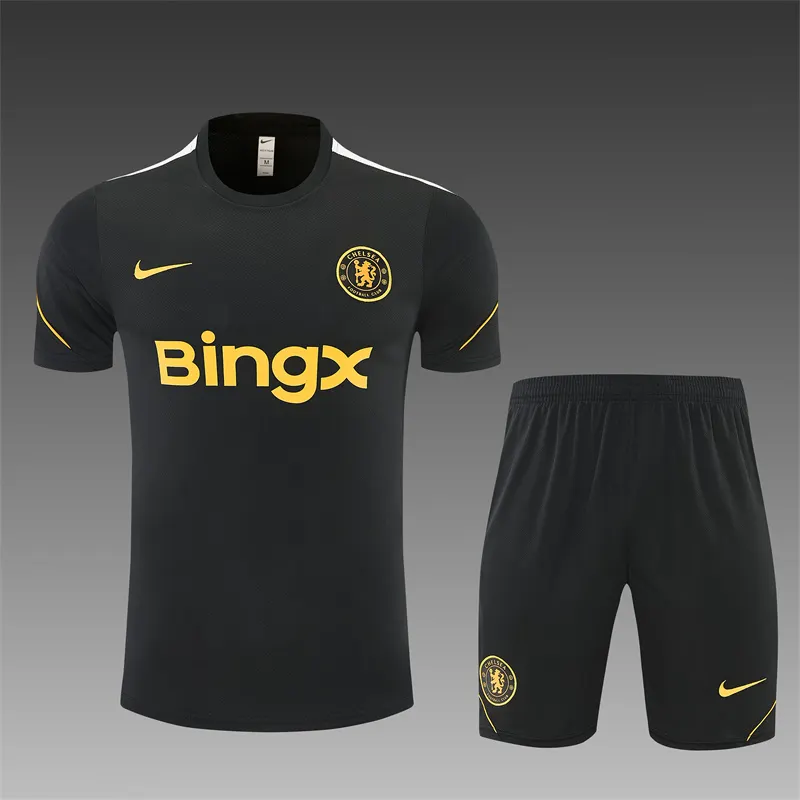 2026-27 Chelsea Black Short-Sleeve Training Jersey