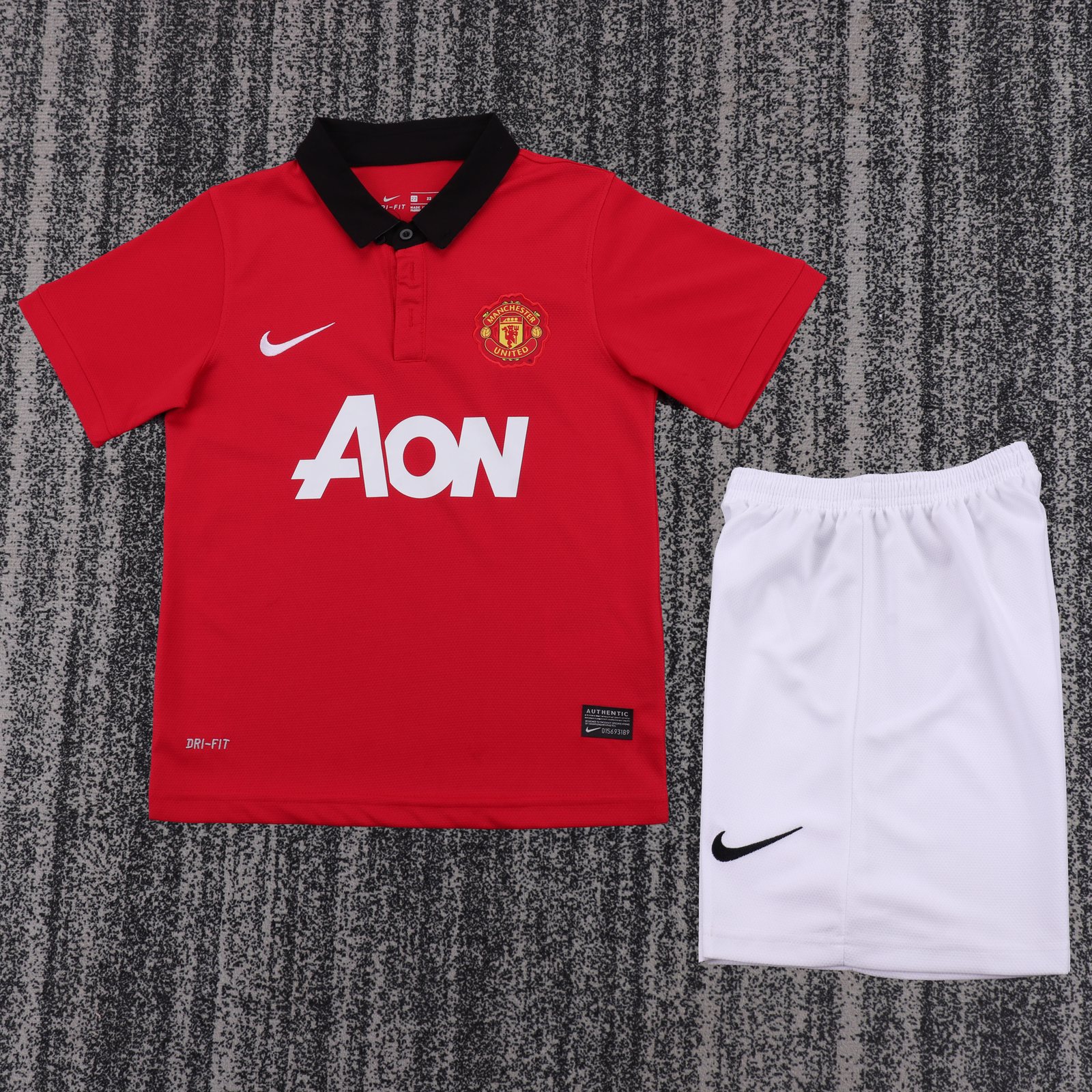2013-14 Manchester United Home Retro Jersey - Kids