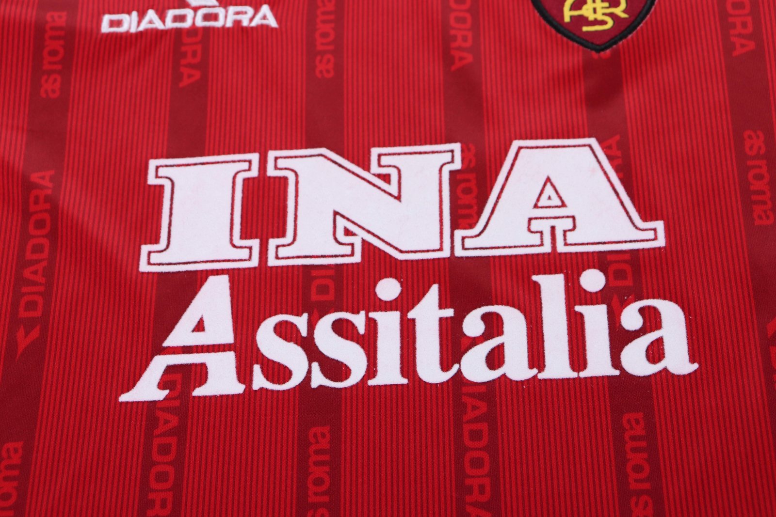 1999-00 Roma Home Retro Jersey - Children's Size