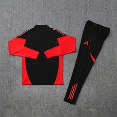 2025-26 Bayern Munich Black Half-Pull Training Jersey