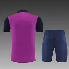 2025-26 Barcelona purple short-sleeved training jersey