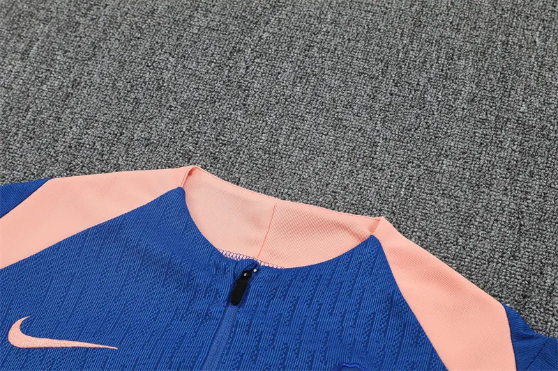 2025-26 France Blue Half-Zip Training Jersey