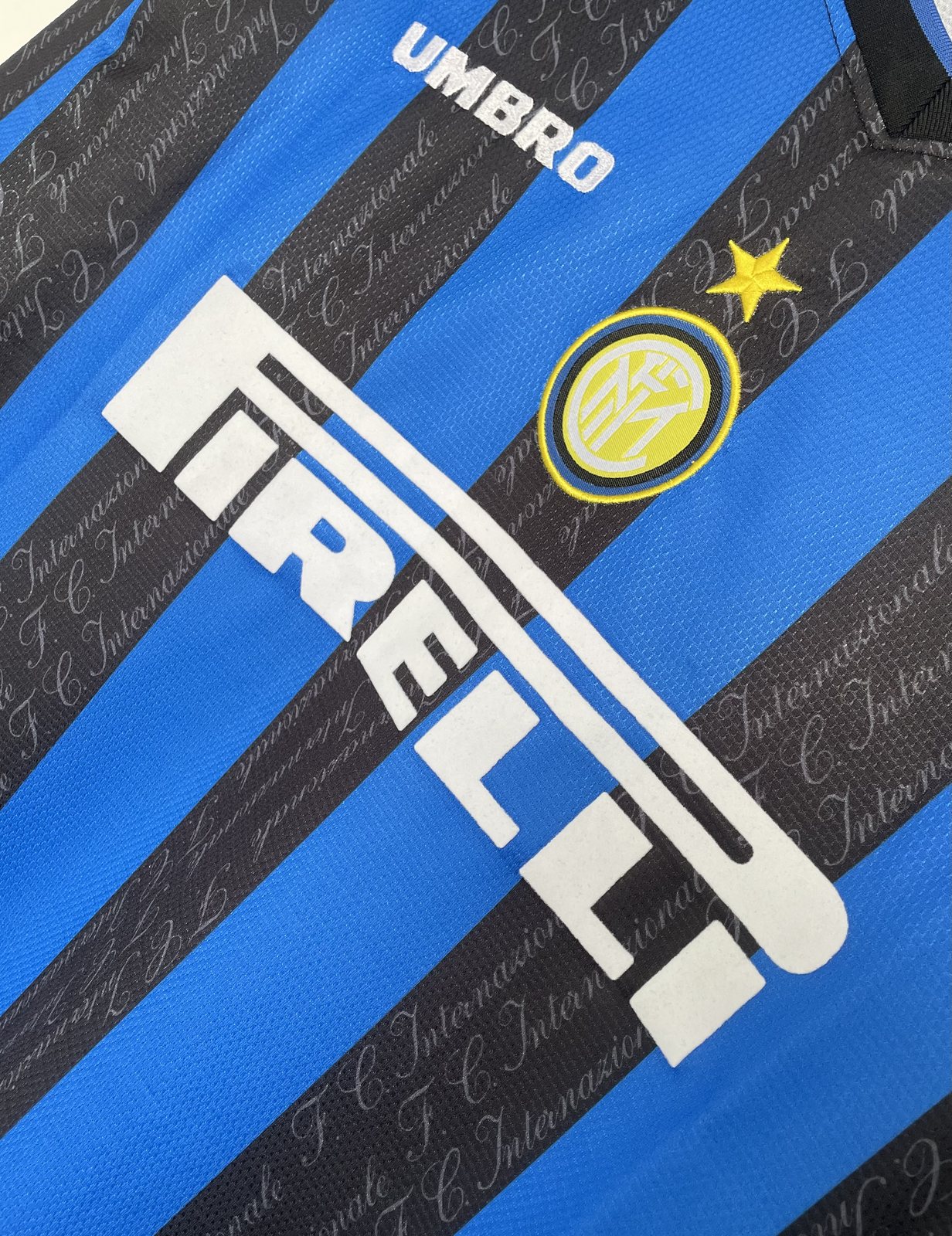 1997-98 Inter Milan Home Long Sleeve Retro Jersey