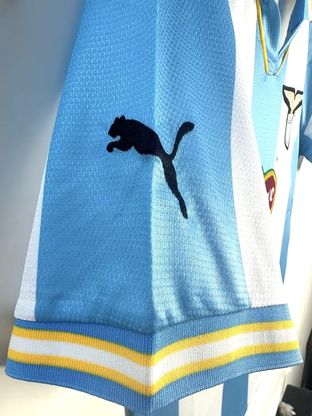 1999-00 Lazio home blue and white retro jersey