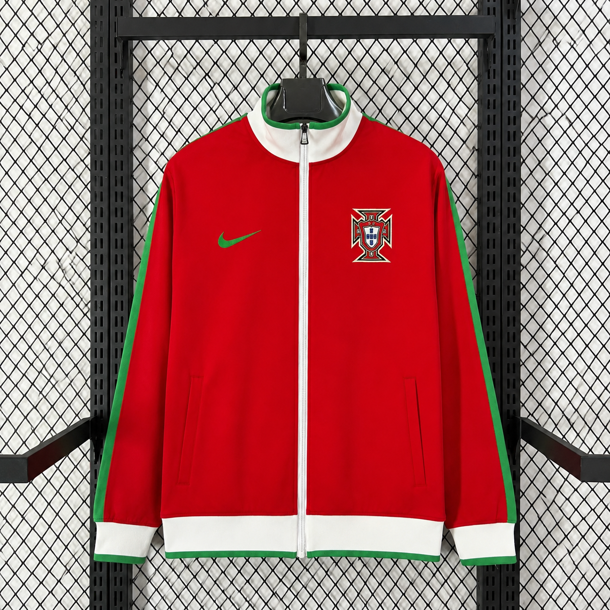 2026-27 Portugal Light Red Water-Repellent Training Windbreaker
