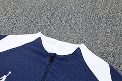 2025-26 Paris Saint-Germain Royal Blue Half-Dress Training Jersey