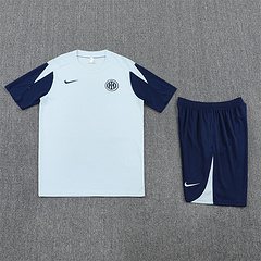 2025-26 Inter Milan Light Grey Short Sleeve Training Jersey