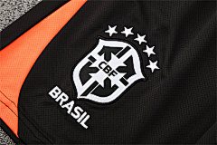 2025-26 Brazil Orange Short Sleeve Training Jersey