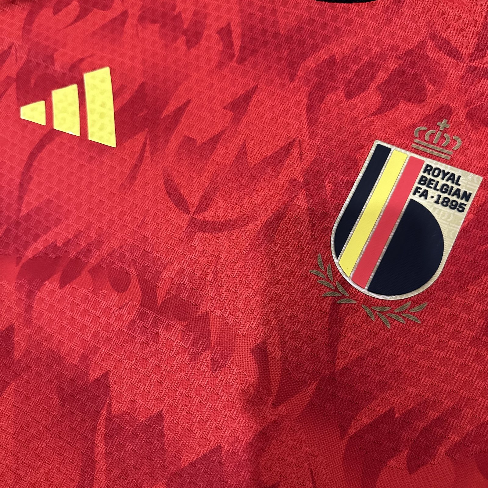 2026-27 Belgium Home Long-Sleeve Jersey – Player Version
