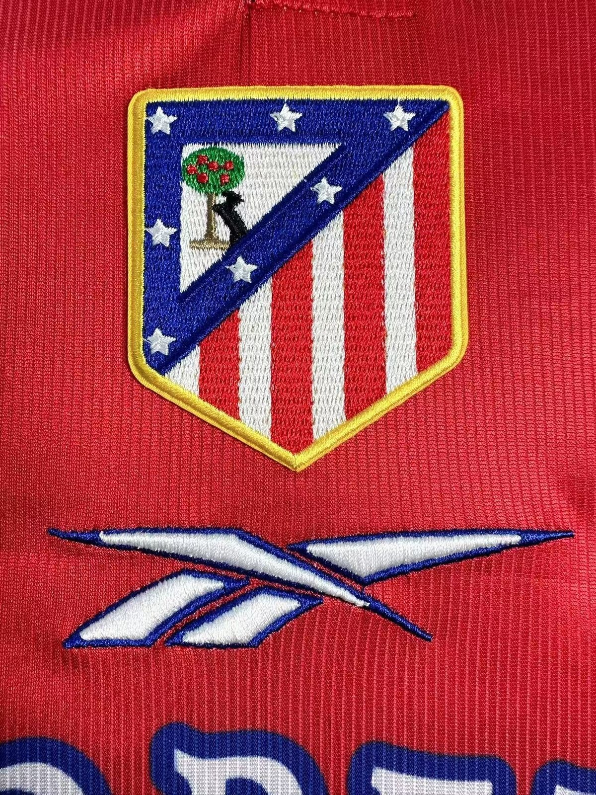 1999–00 Atlético Madrid Home Retro Jersey