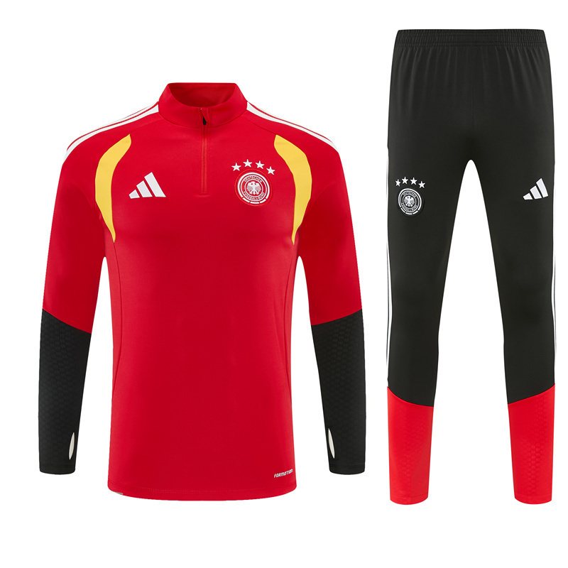 2026-27 Germany Red Half-Zip Training Jersey